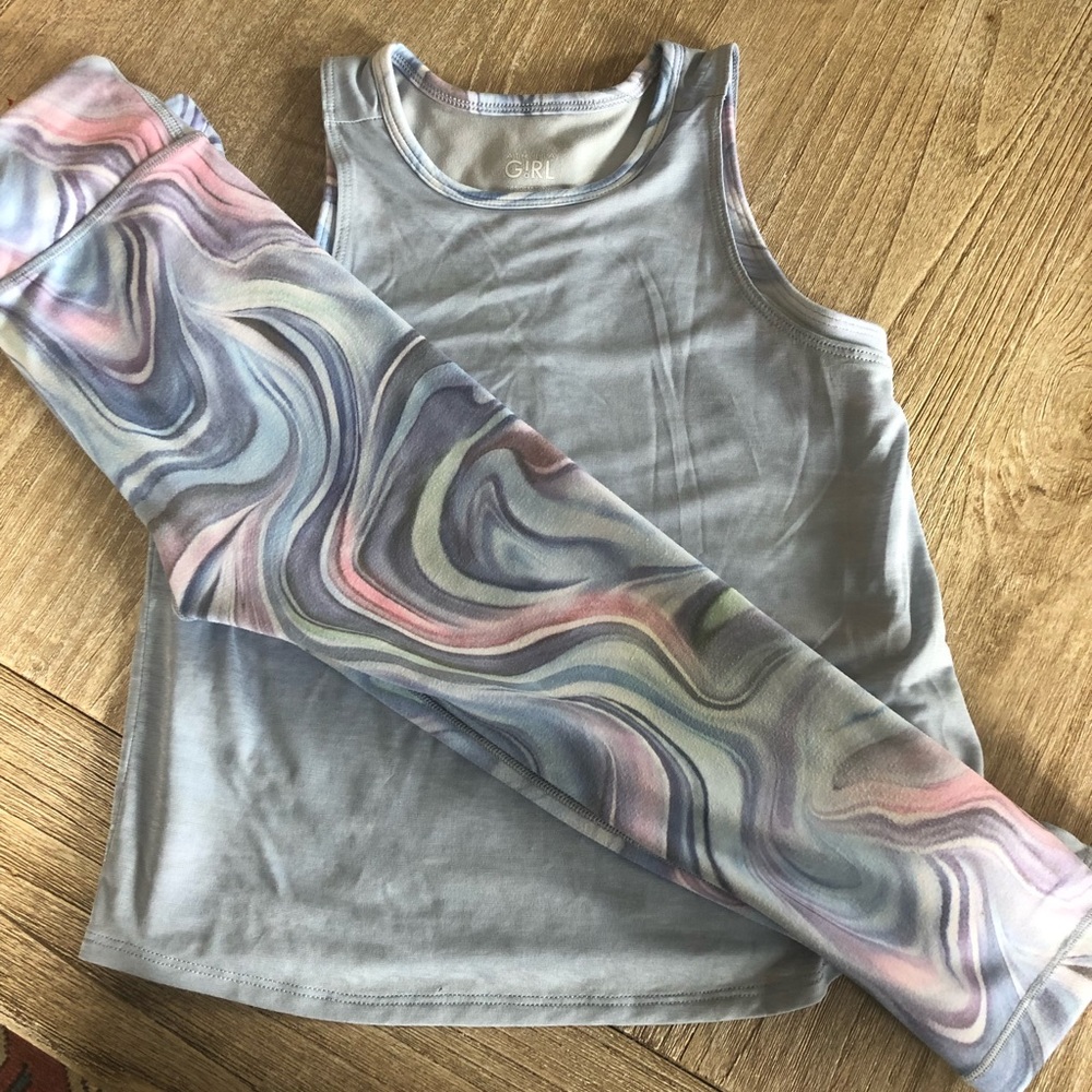 Athleta girl tank top and pants